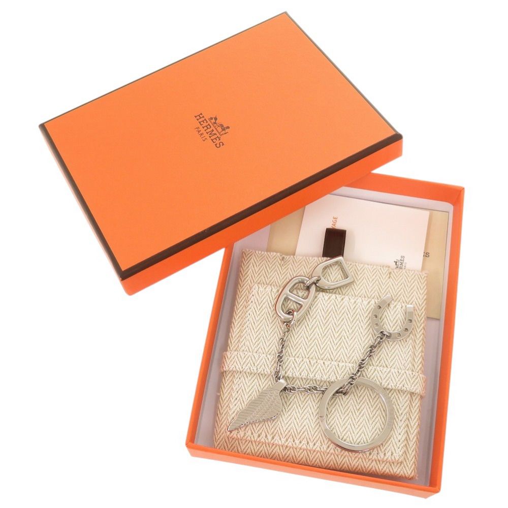 Hermes Bon Voyage Metal Silver Key Holder — view 2