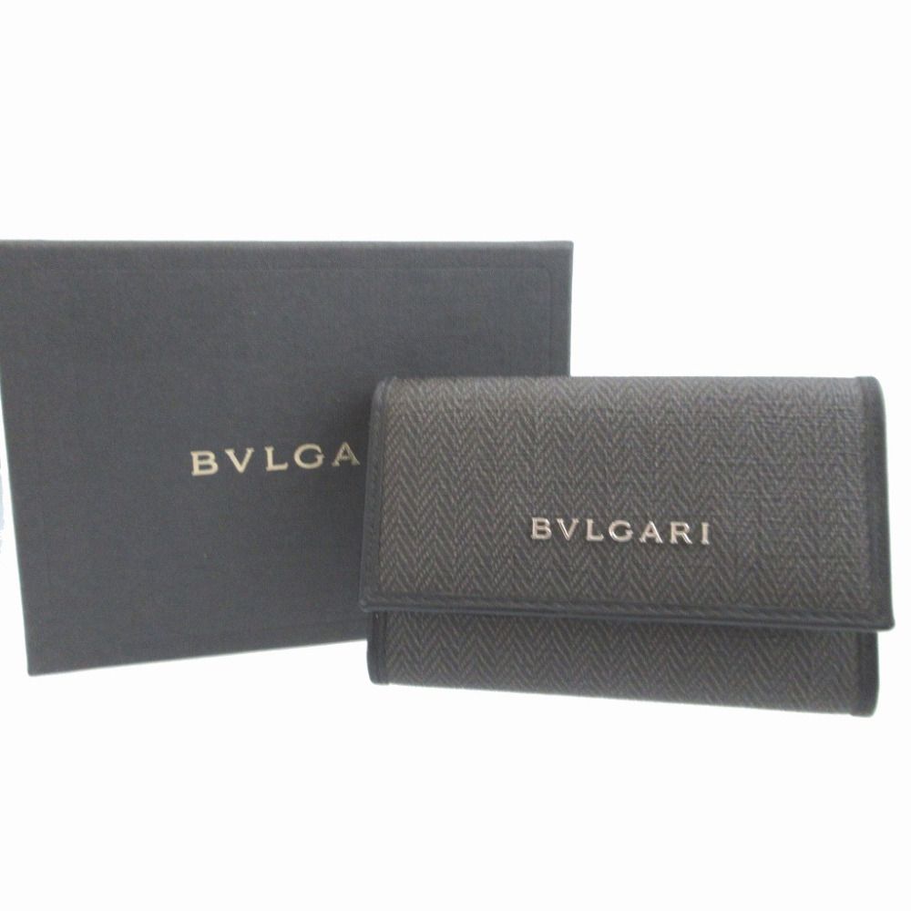 Bvlgari Weekend Gray Black 6 Key Case Key Holder — view 2