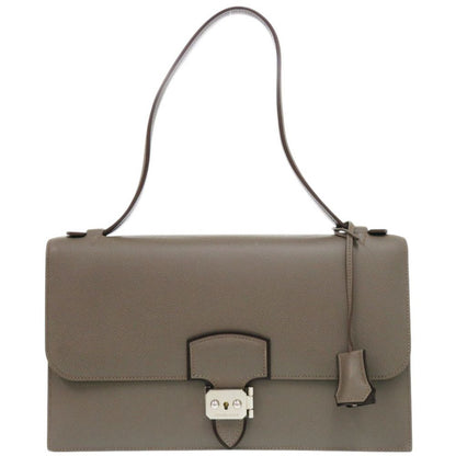 Hermes Iriko Elan 32 Veau Epsom Etain Silver Shoulder Bag