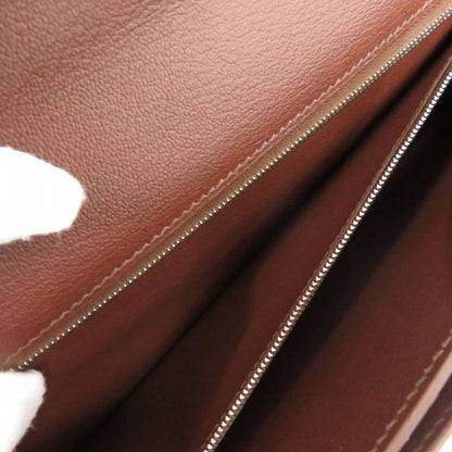 Hermes Iriko Elan 32 Veau Epsom Etain Silver Shoulder Bag — view 7