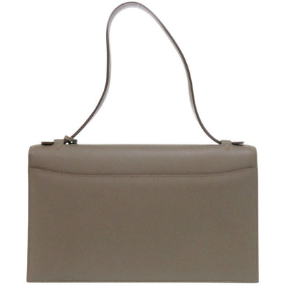 Hermes Iriko Elan 32 Veau Epsom Etain Silver Shoulder Bag — view 2
