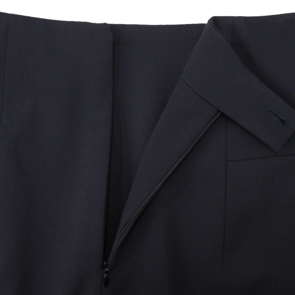 Hermes Skirt 36 Wool Polyurethane Black — view 6
