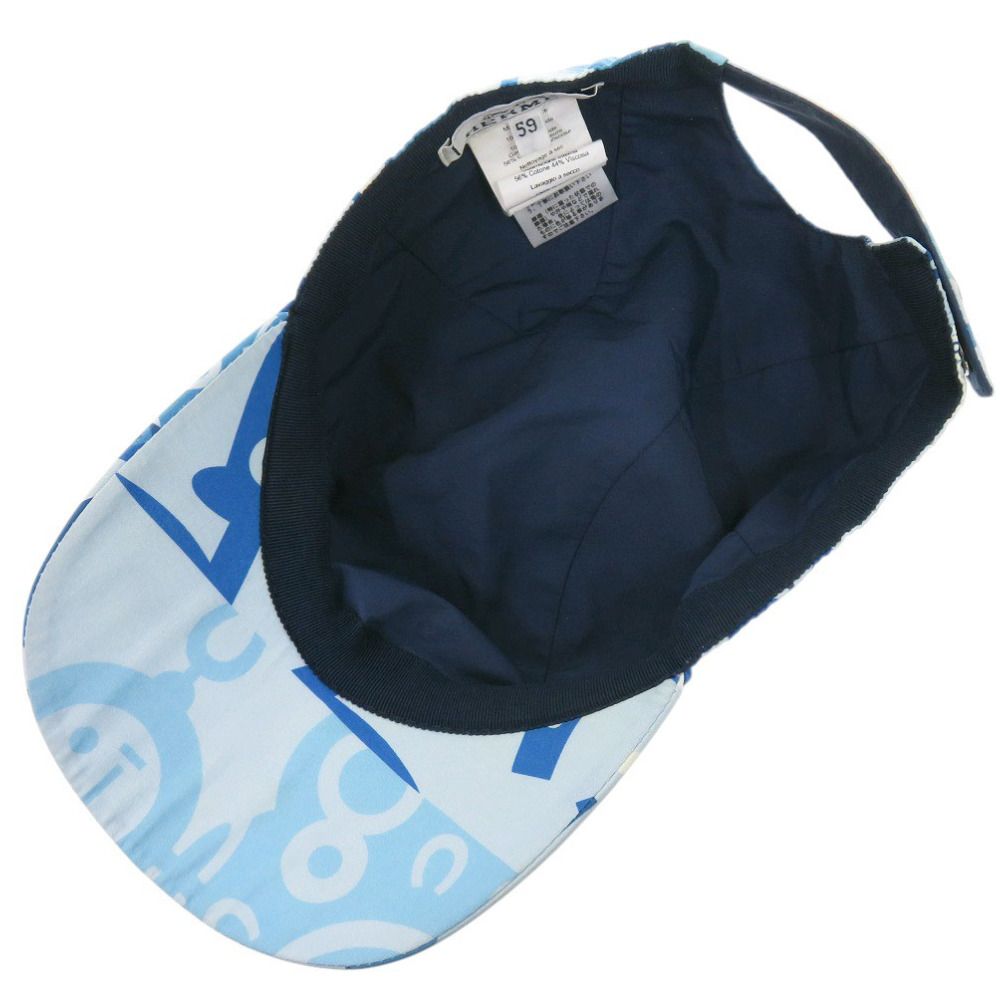 Hermes Baseball Cap Robot Series Button Blue Hat — view 3