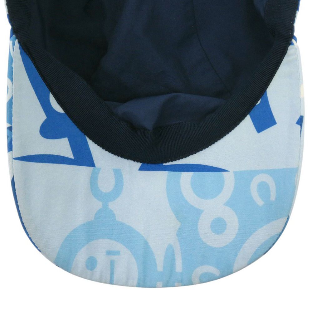 Hermes Baseball Cap Robot Series Button Blue Hat — view 4