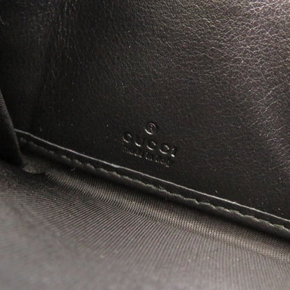 Gucci Micro Guccissima Ribbon Black Zip Around Wallet — view 7