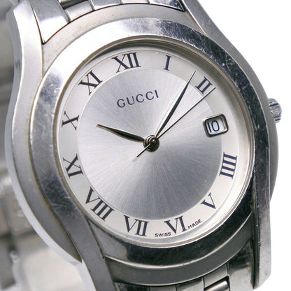 Gucci Class Stainless Steel Silver Quartz Analog Display Dial Watch — view 3