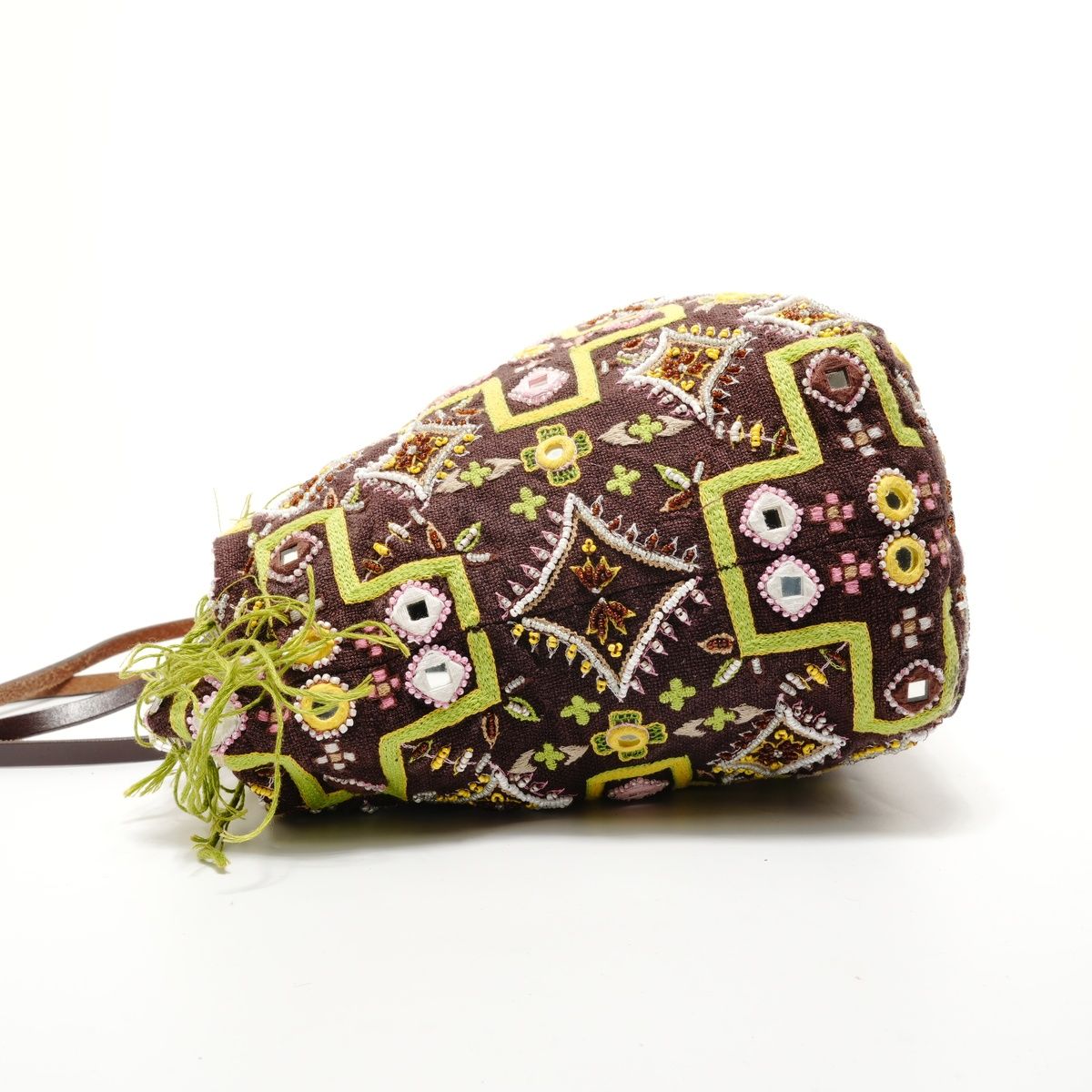 Fendi Tote Beads Embroidery Canvas — view 3