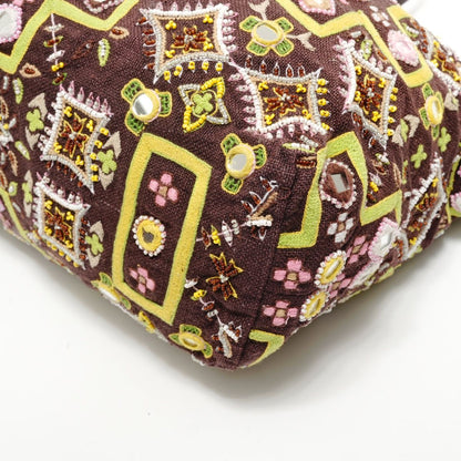 Fendi Tote Beads Embroidery Canvas — view 6