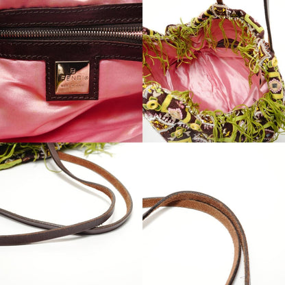 Fendi Tote Beads Embroidery Canvas — view 9