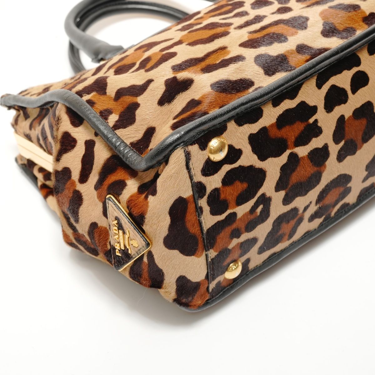 Prada Handbag Calf Hair Brown — view 5