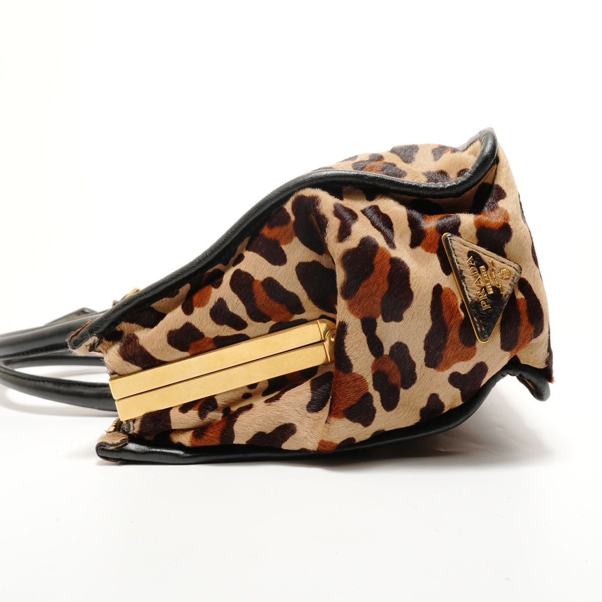 Prada Handbag Calf Hair Brown — view 3