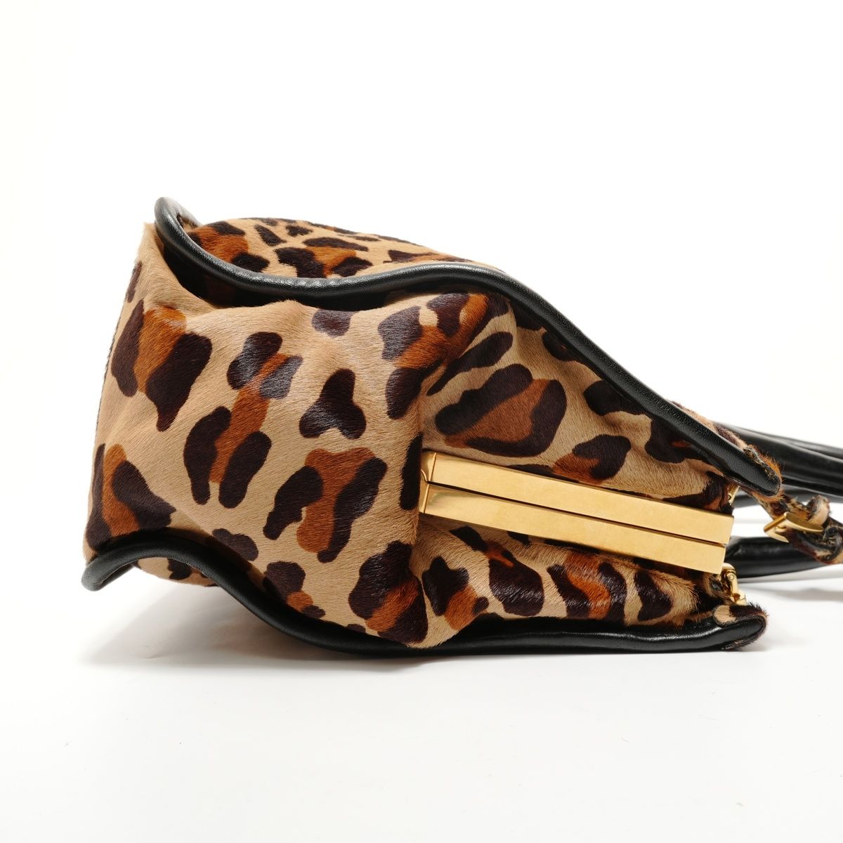 Prada Handbag Calf Hair Brown — view 4