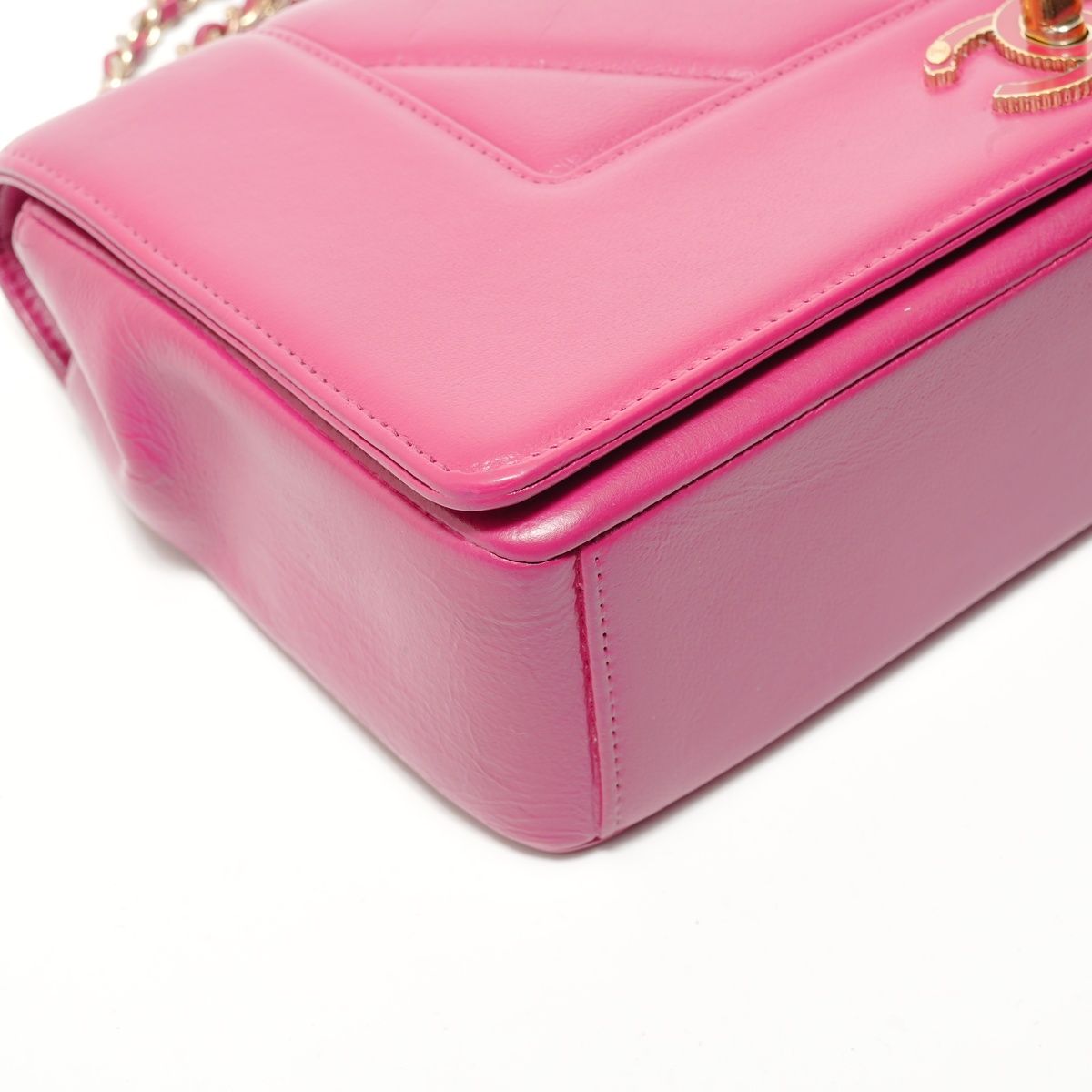Chanel Shoulder Bag Stitch Mademoiselle Chain Lamb — view 5