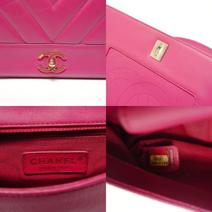 Chanel Shoulder Bag Stitch Mademoiselle Chain Lamb — view 9