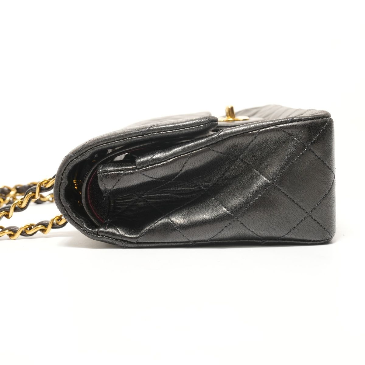 Chanel Shoulder Bag Quilted Double Flap Chain 23 Lamb — view 3