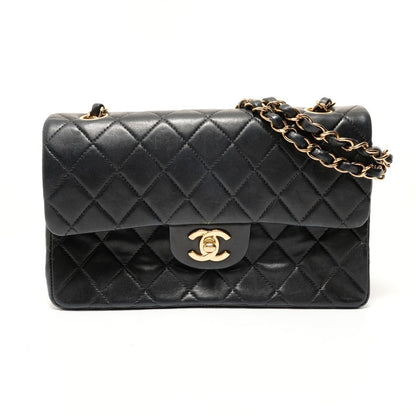 Chanel Shoulder Bag Quilted Double Flap Chain 23 Lamb