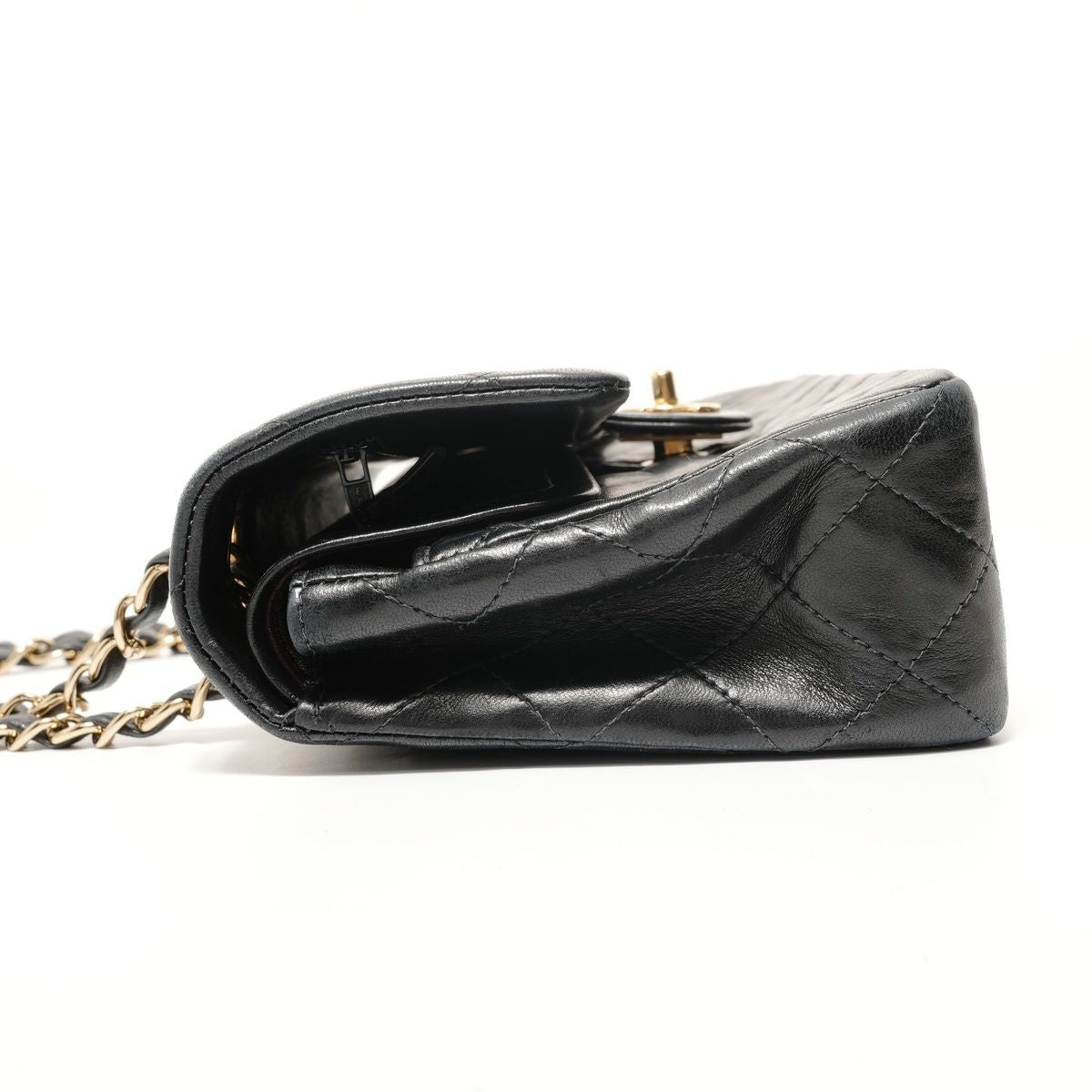 Chanel Shoulder Bag Quilted Double Flap Chain 23 Lamb — view 3