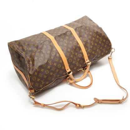Louis Vuitton Boston Bag Monogram Keepall 60 Bandouliere — view 8