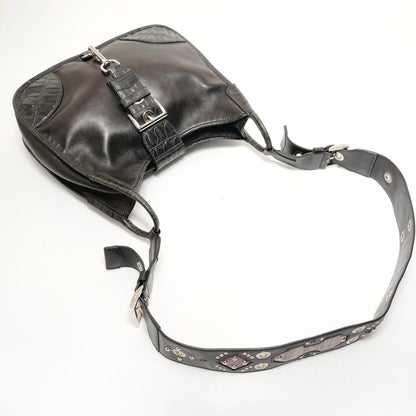 Prada Shoulder Bag Studded Leather — view 8