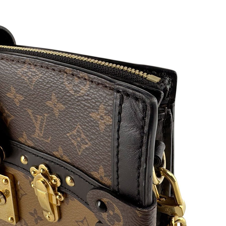 Louis Vuitton Crossbody Shoulder Bag Monogram Reverse Trunk Clutch — view 7
