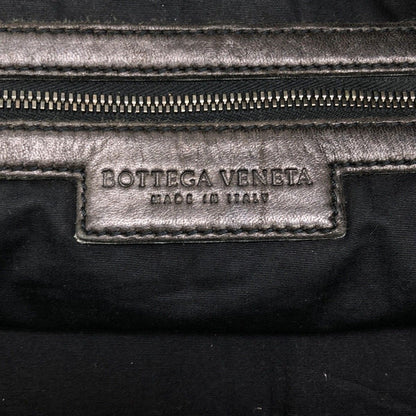 Bottega Veneta Leather Tote Navy Black — view 5