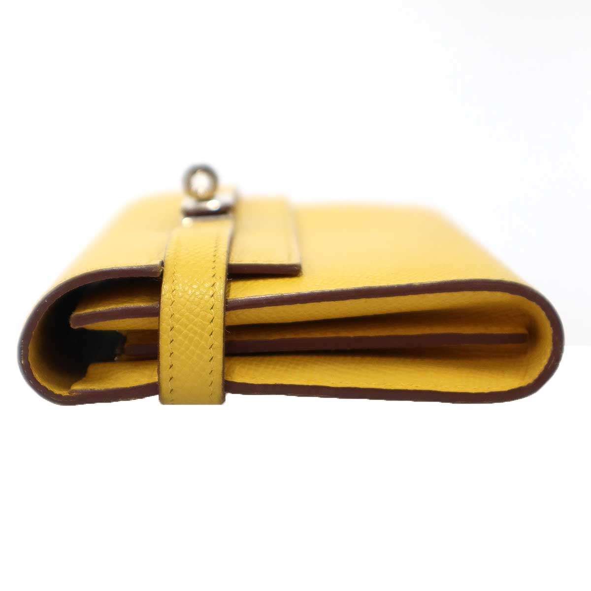 Hermes Kelly Wallet Yellow — view 3