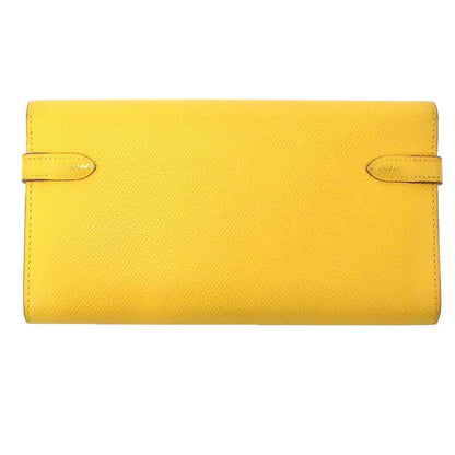 Hermes Kelly Wallet Yellow — view 2