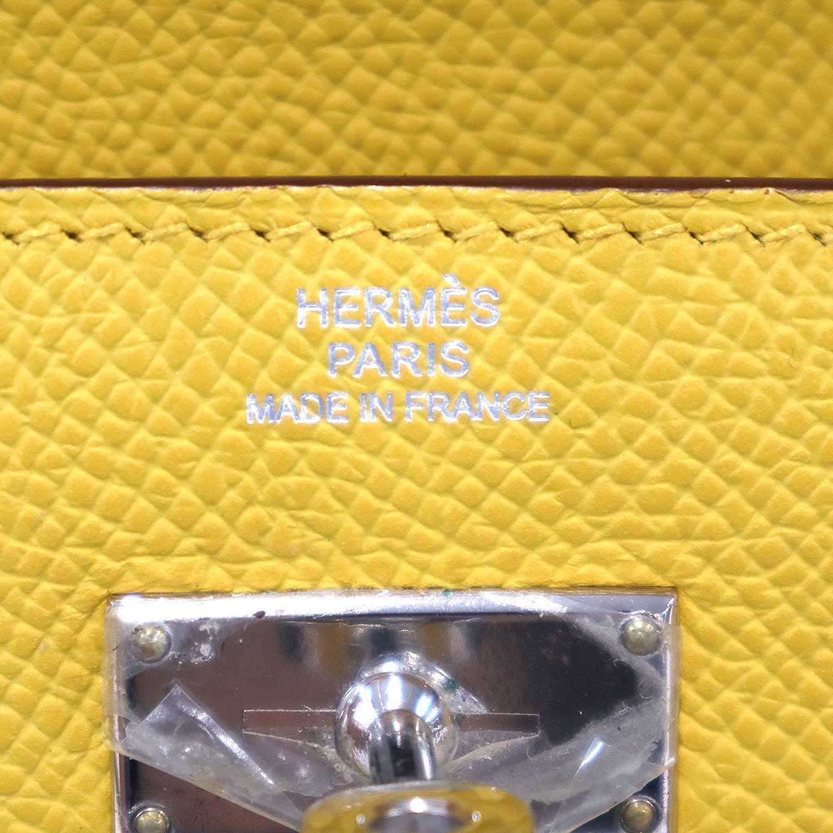 Hermes Kelly Wallet Yellow — view 5