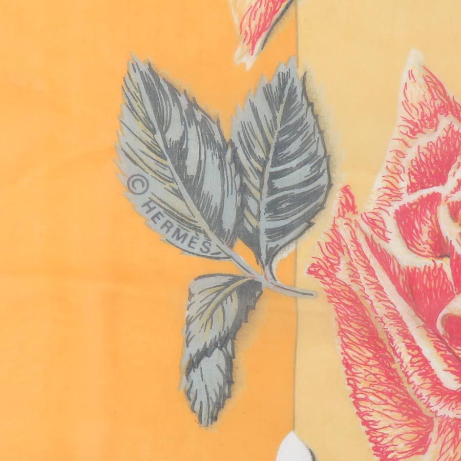 Hermes Scarf Yellow — view 9