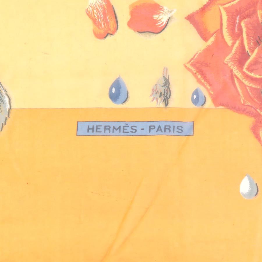 Hermes Scarf Yellow — view 8