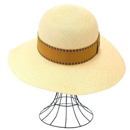 Hermes Wide Brim Straw Hat Beige 58 — view 4