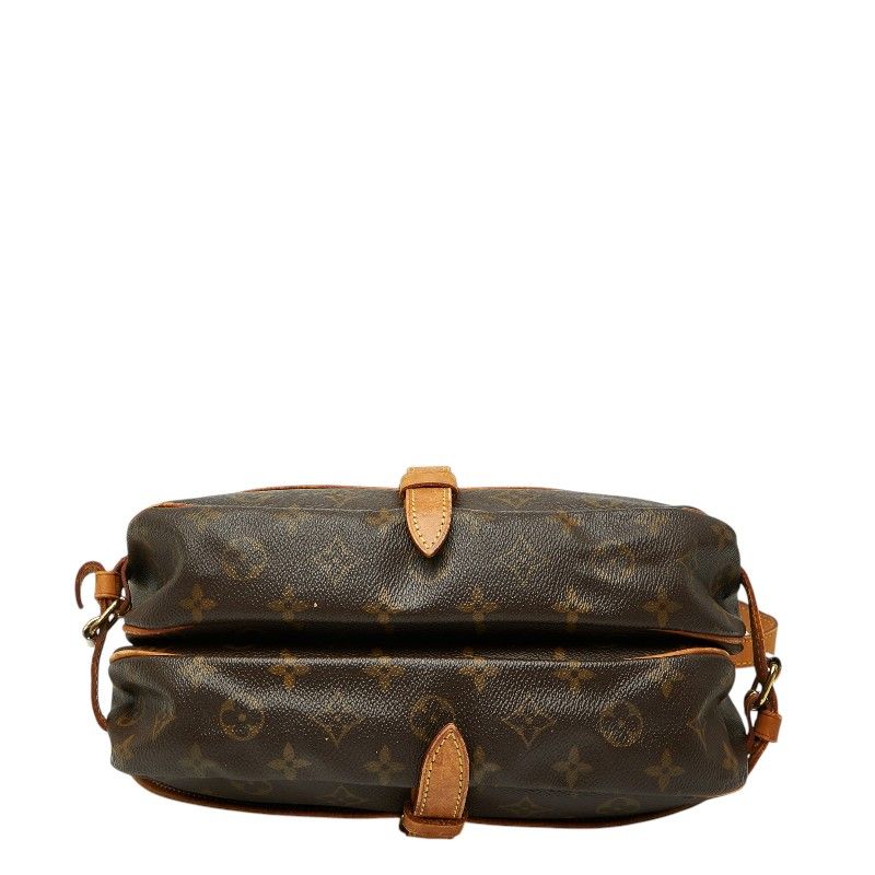 Louis Vuitton Monogram Saumur 30 Crossbody Shoulder Bag Brown Leather 1 — view 3