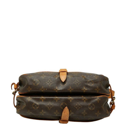 Louis Vuitton Monogram Saumur 30 Crossbody Shoulder Bag Brown Leather 1 — view 3