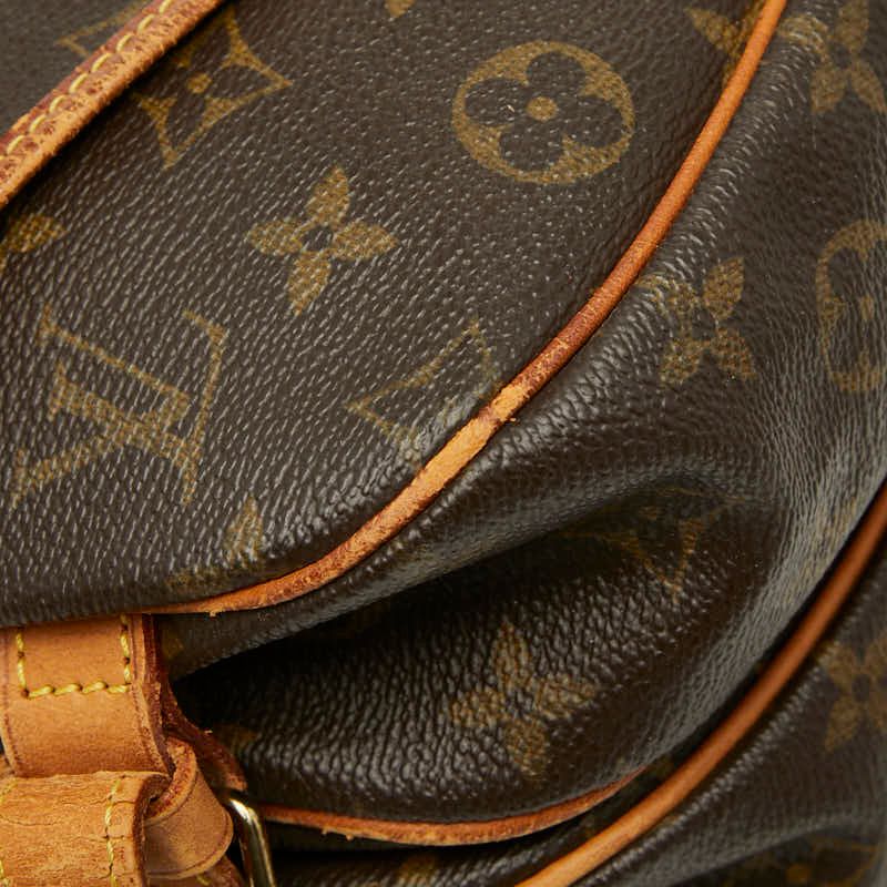 Louis Vuitton Monogram Saumur 30 Crossbody Shoulder Bag Brown Leather 1 — view 5