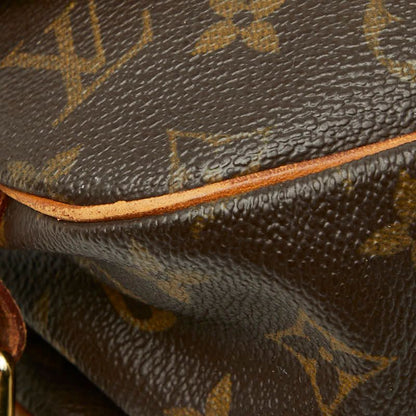 Louis Vuitton Monogram Saumur 30 Crossbody Shoulder Bag Brown Leather 1 — view 7