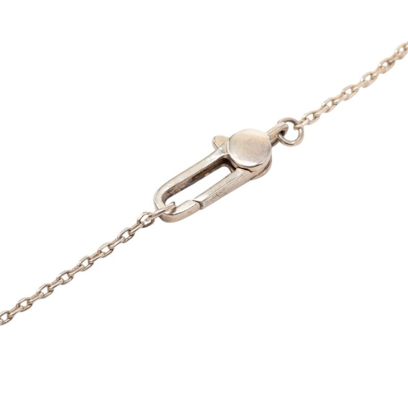 Gucci Trademark Heart Pendant Necklace Silver 1 — view 4
