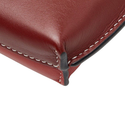 Loewe Anagram Gate Pocket Crossbody Shoulder Bag Brown Red Leather 1 — view 6