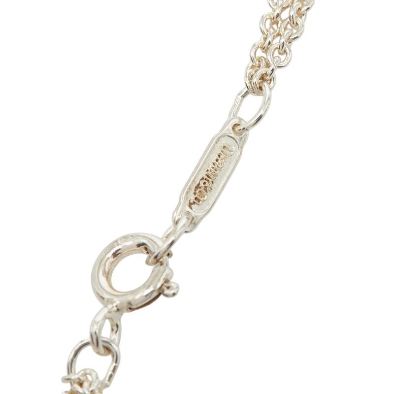 Tiffany & Co Infinity Figure 8 Double Chain Pendant Necklace Silver 1 — view 6