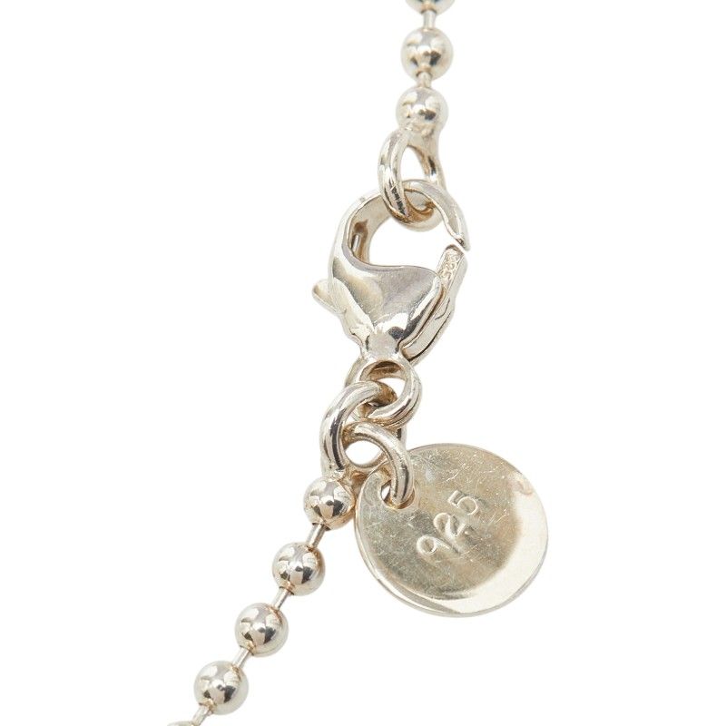 Tiffany & Co Dog Tag Plate Pendant Necklace Silver — view 5