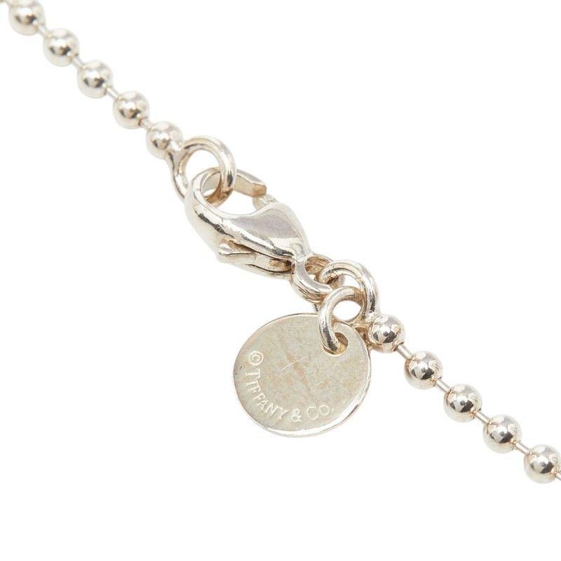 Tiffany & Co Dog Tag Plate Pendant Necklace Silver — view 6