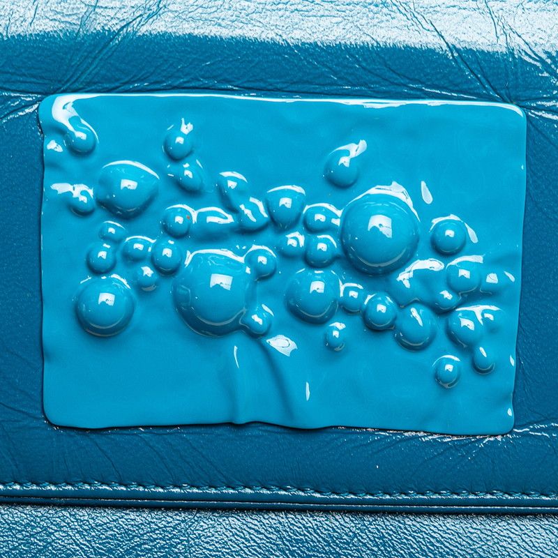 Bottega Veneta Intrecciato Crossbody Shoulder Bag Blue Leather 1 — view 4