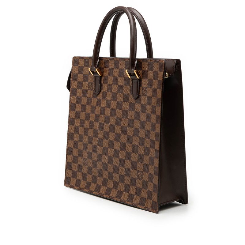 Louis Vuitton Damier Venice PM Tote Brown Leather 1 — view 2