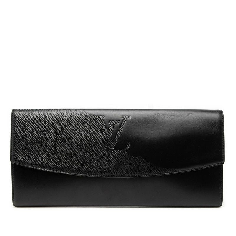 Louis Vuitton Opera Ege Clutch Black Leather 1