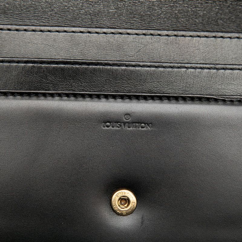 Louis Vuitton Opera Ege Clutch Black Leather 1 — view 5