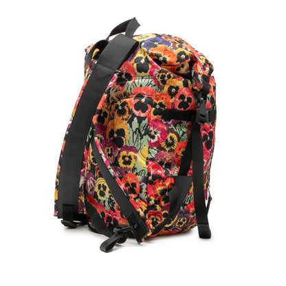 Loewe Anagram Joe Brainard Panji Roll Top Backpack Multicolor Nylon Leather 1 — view 2