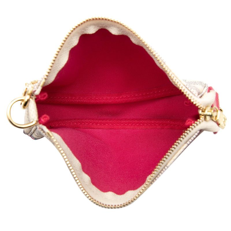 Louis Vuitton Damier Azur Vivienne Mini Pochette Pouch Mini Handbag White — view 4