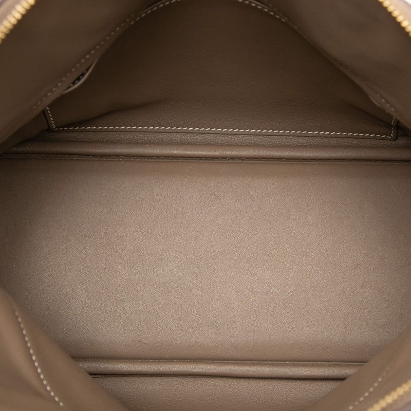 Hermes Bolide 31 2-Way Shoulder Bag Etoupe Gray Gold Taurillon Clemence 1 — view 4