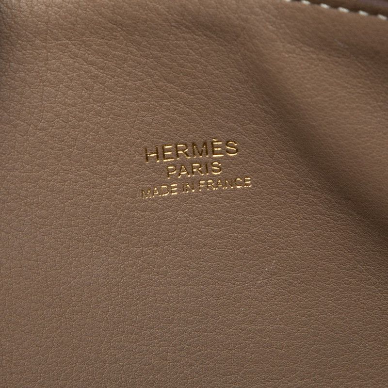 Hermes Bolide 31 2-Way Shoulder Bag Etoupe Gray Gold Taurillon Clemence 1 — view 5