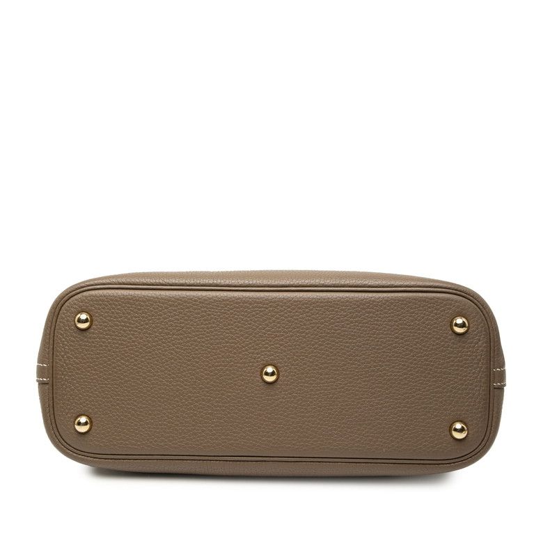 Hermes Bolide 31 2-Way Shoulder Bag Etoupe Gray Gold Taurillon Clemence 1 — view 3