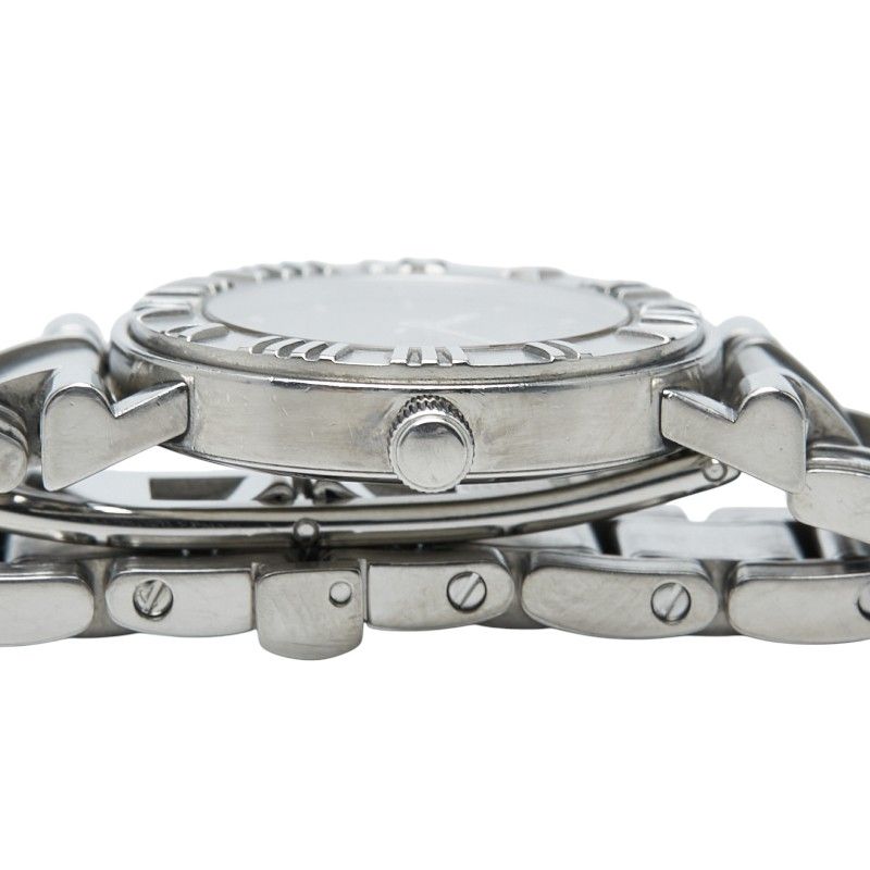 Tiffany & Co Atlas Watch Black Silver Stainless Steel 1 — view 3